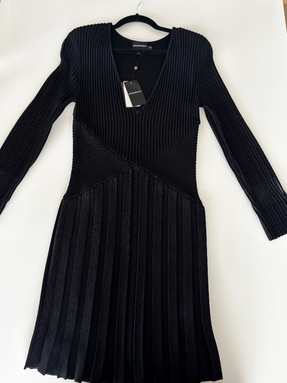 Emporio Armani V-Neck Midi Dress